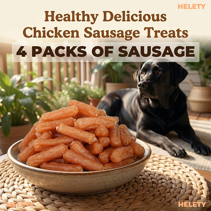 Duck Jerky Chicken Freeze-Dried Dog Treats Sharing Pack Soft Chewy Healthy Digestible Training Reward Snacks for Small Medium Large Dogs Beef Sausage