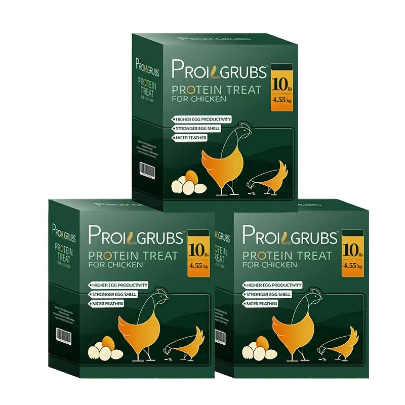 Dried Black Soldier Fly Larvae Chicken Treats Non-GMO High Protein Grubs for Chickens Egg Layer Flock Builder Stronger Eggshells 5lb 10lb 20lb 30lb 33lb