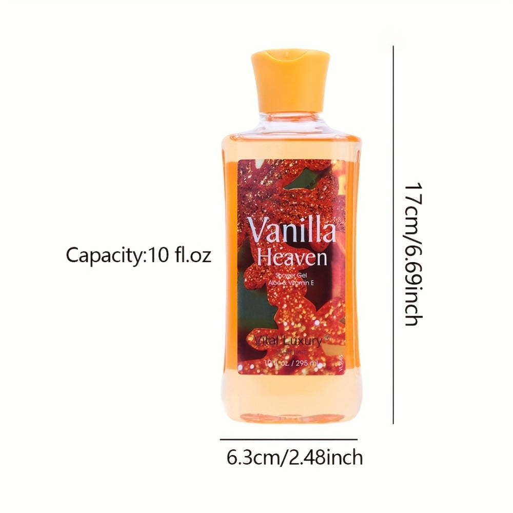 Vanilla Body Lotion Set with Glycerin — Nourishing Moisturizer for Women & Men, Lasting Vanilla Fragrance, 3 oz Travel Size & 10 oz Home Size, Couple Skincare Gift for Birthdays & Holidays