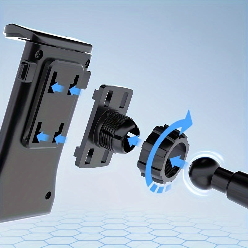 1pc Durable Car Cup Holder Multi-functional Mount for Tablets and Phones- Adjustable Angle