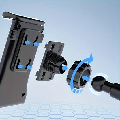 1pc Durable Car Cup Holder Multi-functional Mount for Tablets and Phones- Adjustable Angle