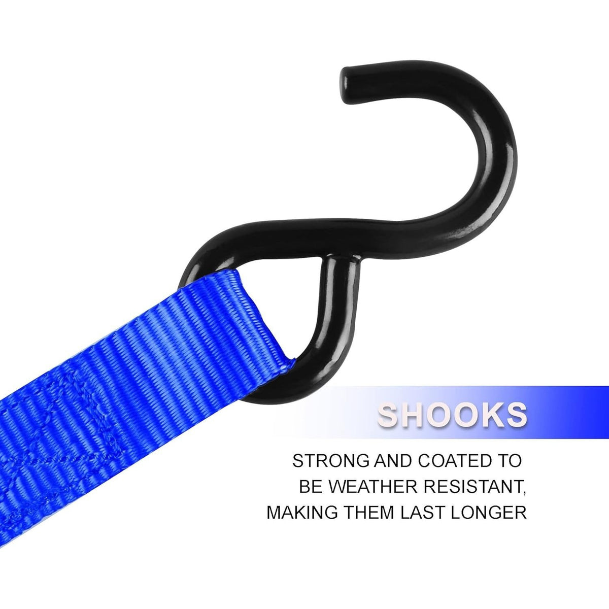 4-Pack Ratchet Tie Down Straps with 4 Soft Loops – 15FT, 1500 lbs Breaking Strength, Heavy Duty for Moving, Motorcycle, Lawn Gear, Multi-Color (Orange, Blue, Camo, Green, Red, Yellow)