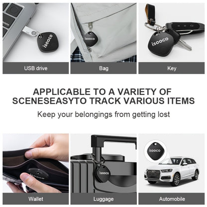 Smart Tracker Tags 6 Pack Mini Keychain IP67 Waterproof Real-Time Anti-Lost Locator for Car Wallet Bike Luggage Keys No Monthly Fees CR2032 Battery Compatible with Apple Find My iOS