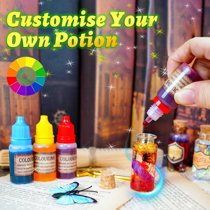 DIY Magic Potion Making Kit for Kids – Wizard Potion Bottles Craft Set Fantasy Arts & Crafts for Girls Boys Ages 6+ Halloween Christmas Birthday Gift Party Activity