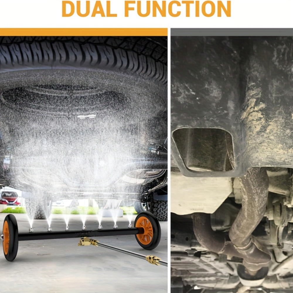 Undercarriage Cleaner 4000PSI – High-Pressure Car Chassis Washer with 3 Stainless Steel Bars & 1/4" Quick Connect