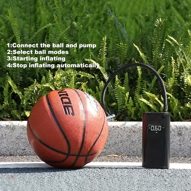 Tire Inflator Portable with Digital Pressure Gauge 150 PSI Ideal for Car Motorcycle Bicycle Tires And Balls Featuring Triple Speed Adjustable Inflation Auto Shut Off LED Emergency Light, Power Bank Function, USB Charging, Digital Display