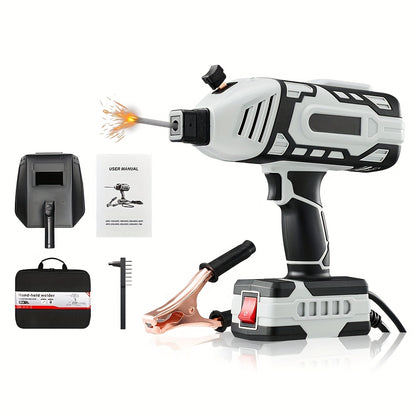 Sakerplus Handheld Welding Machine, 20-120A 110V Portable Stick Welder, IGBT Hand Held Welder Machine with Hot Start Arc Force Anti-stick ARC Welder Gun, 5 Variable Current Adjustment, Christmas Thanksgiving Gifts for Father Husband