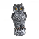 (11-inch Straight-Headed Round-Faced Owl)