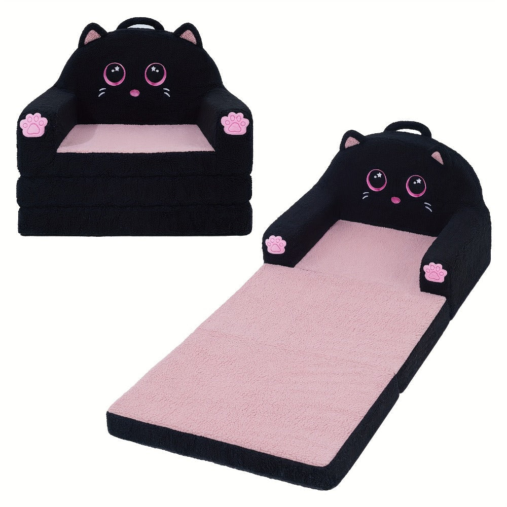 44.5-Inch Foldable Kids Sofa with Washable Cover for Kids' Room detail image - detail view 4
