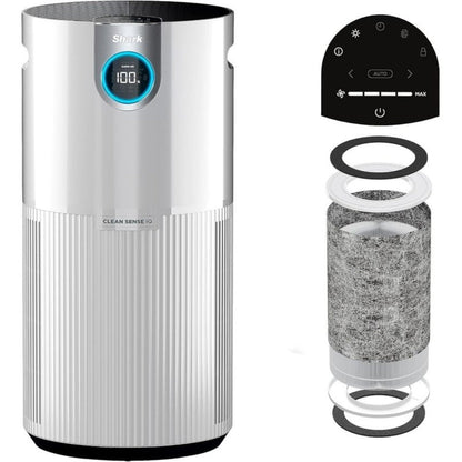 Shark NANOSEAL HEPA Air Purifier MAX – Covers 1350 Sq Ft, Clean Sense IQ Auto-Adjust, Captures 99.98% Dust & Allergens, PM1/PM2.5/PM10 Sensor, 4-Speed Fan, XL Room Purifier, White, Certified Refurbished