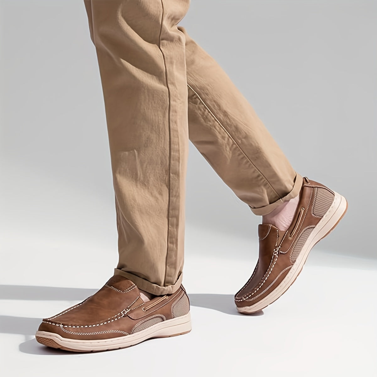 Men's Boat Shoes - Lightweight Casual Style 487205