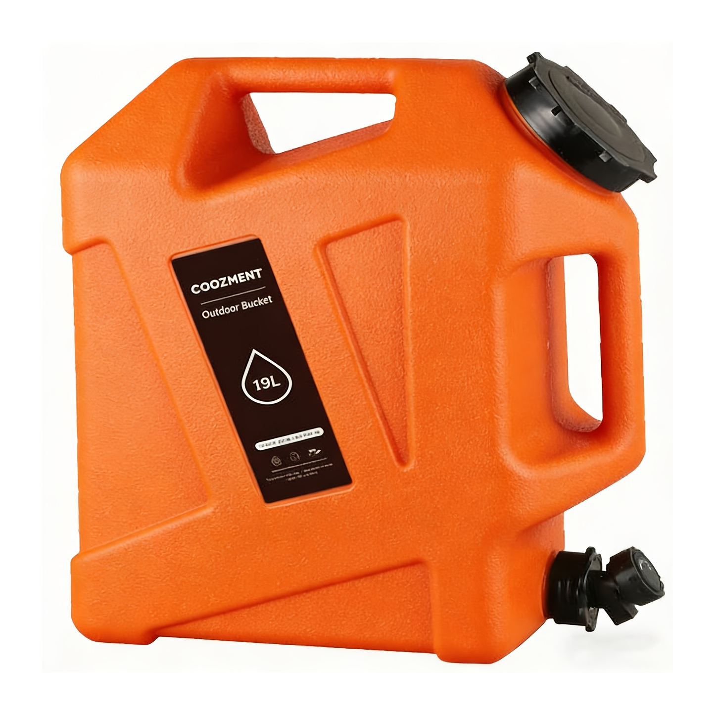 Water Storage Container with Spigot 2 Handles BPA Free PVC Collapsible Water Jug for Camping Outdoor RV Hiking Emergency Survival Portable Water Tank 3.2Gal 5Gal 2.6Gal Multi-Color Options