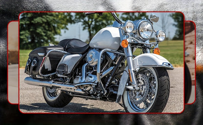 CNC Spike Motorcycle Front Axle Nut Covers Caps 3.6" – Fits Harley Touring Street Glide Road King Electra Glide Tri Glide 2008-Later, Black & Silvery