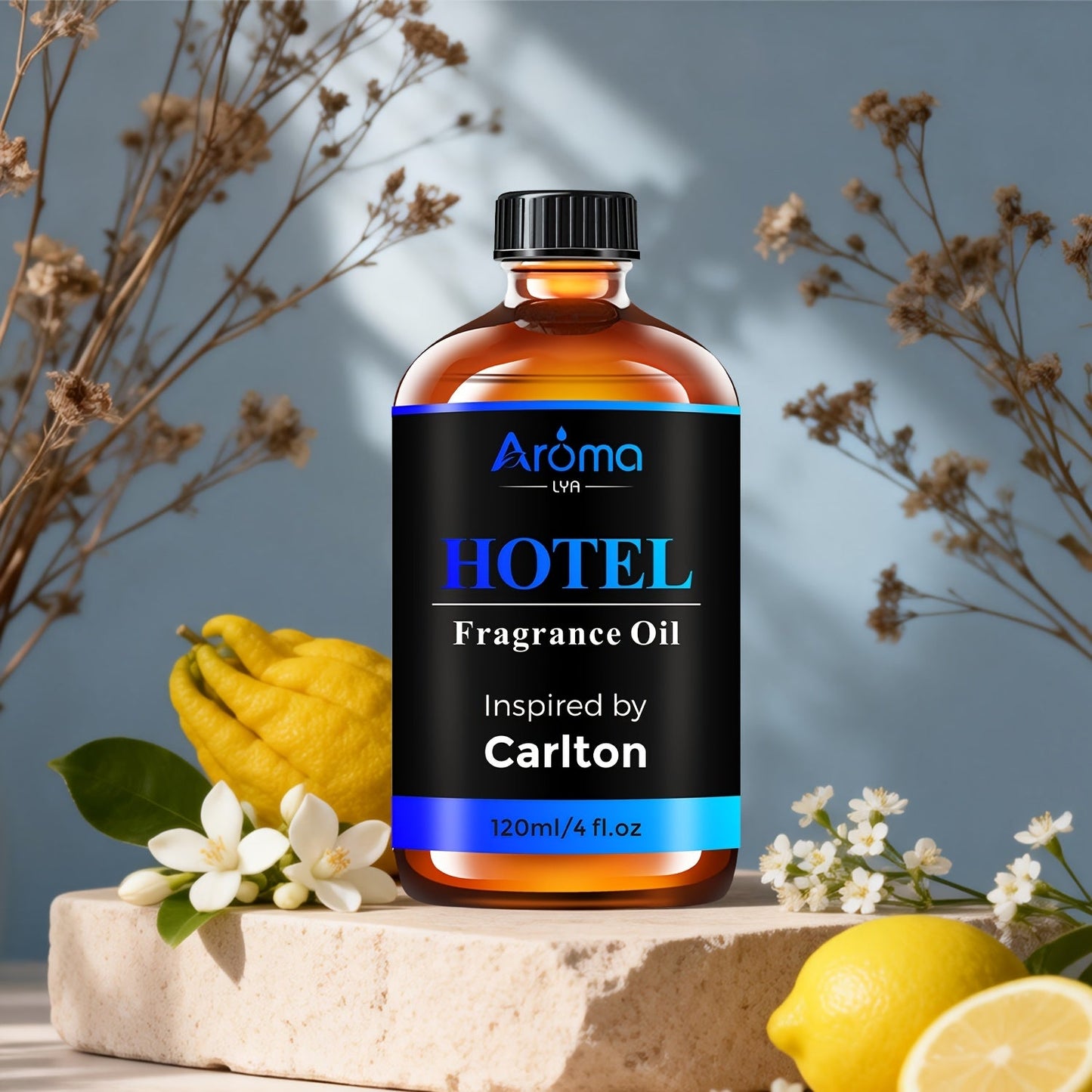 Hotel Fragrance Essential Oil 4oz/120ml – Luxury Scent for Diffuser, Humidifier, Candles & Perfume | White Tea, CapriBreeze, MINE, Beach Villas, R-C Hotel