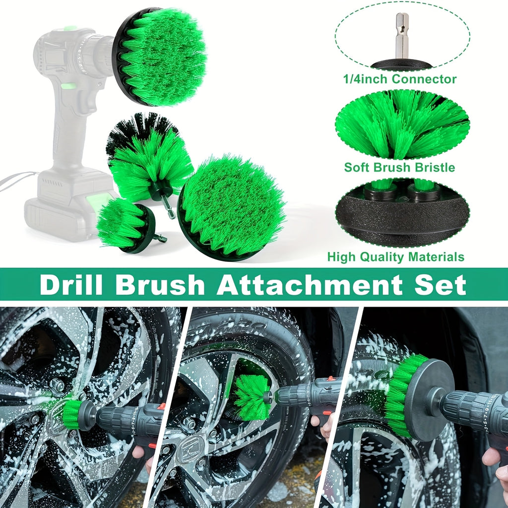 FCLUSLL 17/24/29/32/35pcs Car Cleaning Kit, Including Portable Vacuum Cleaner, Windshield Cleaning Tool, Car Drill Brush Set, Interior Brush Set, Full Interior Care Set, Cleaning Set, Holiday Gift for Family And Friends