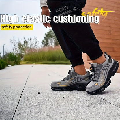 Men's Work & Safety Shoes - Steel Toe Protection & Non-Slip Sole