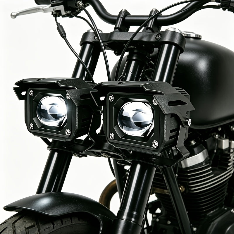 200W LED Lights, 23000LM Super Bright Motorcycle Lights, Used for High Brightness External Lighting Decoration Lights of Automobiles, Ships, Off-Road Pickups, Motorcycles, Ideal for Gifts Easy to Install Efficient Lighting, Without Battery