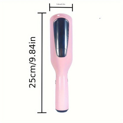 Split End Hair Trimmer for Women Portable Rechargeable Electric Hair Clipper for Split End Removal - 500mAh USB Charging Compact Pink Hair Care Tool for Long Hair Frizz Control