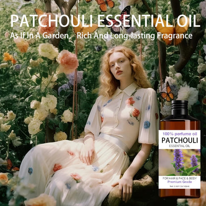 Patchouli Essential Oil 100% Pure Premium Grade 1.76oz Undiluted Therapeutic — Hair Moisturizing Nail Care Massage Aromatherapy Diffuser Meditation Dry Skin Relaxation for Women Men