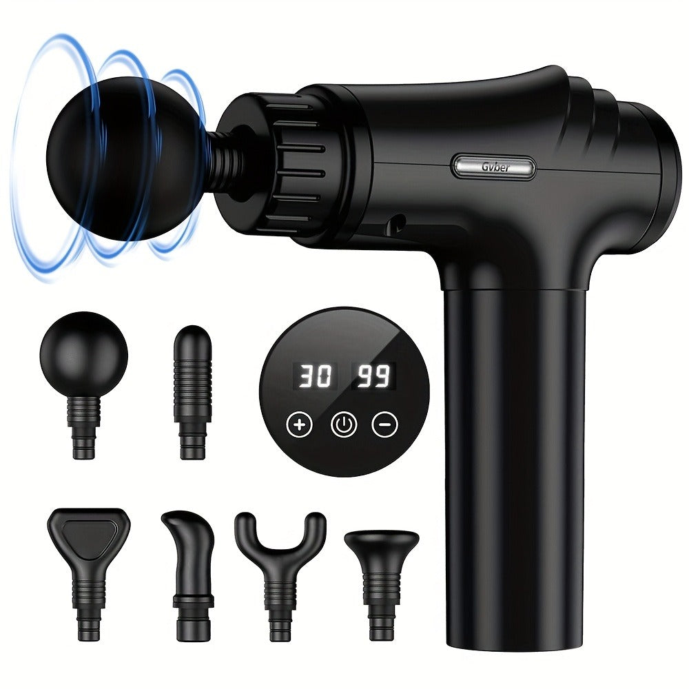 Massage Gun Deep Tissue – Handheld Electric Muscle Massage Gun for Full Body, Back, Neck & Arm Relief, Percussion Massager for Sports & Fitness Recovery, Gift for Men Women Parents