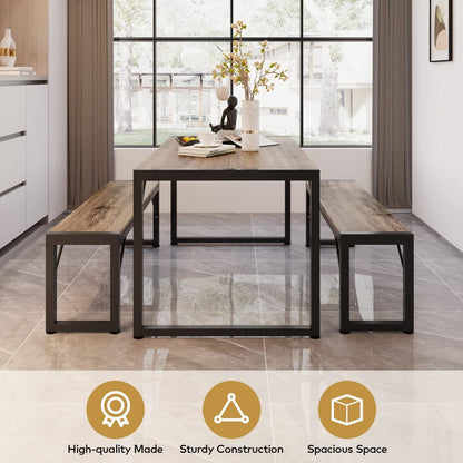 45.5-Inch Space-Saving Dining Table Set for Kitchen and Dining Room