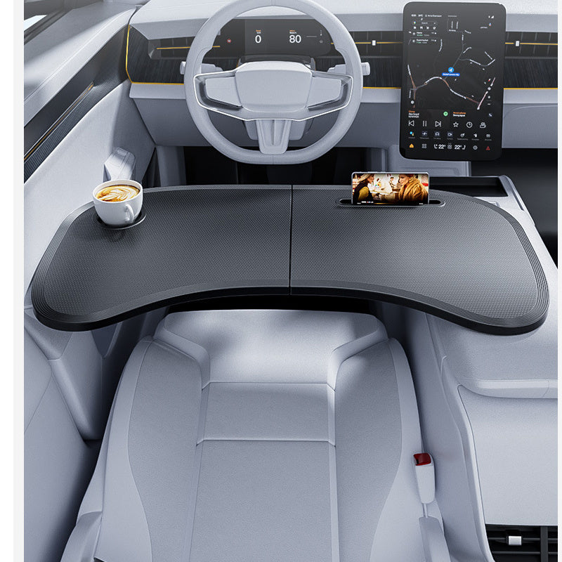 Foldable Car Laptop Desk, Lightweight Portable Tray-Style Multi-Functional Stand, Foldable Dining Table, Car Laptop Work Surface