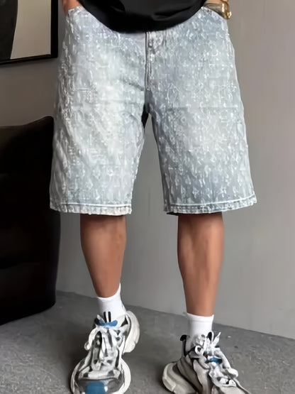 Men's Denim Shorts - Relaxed Fit Travel Style