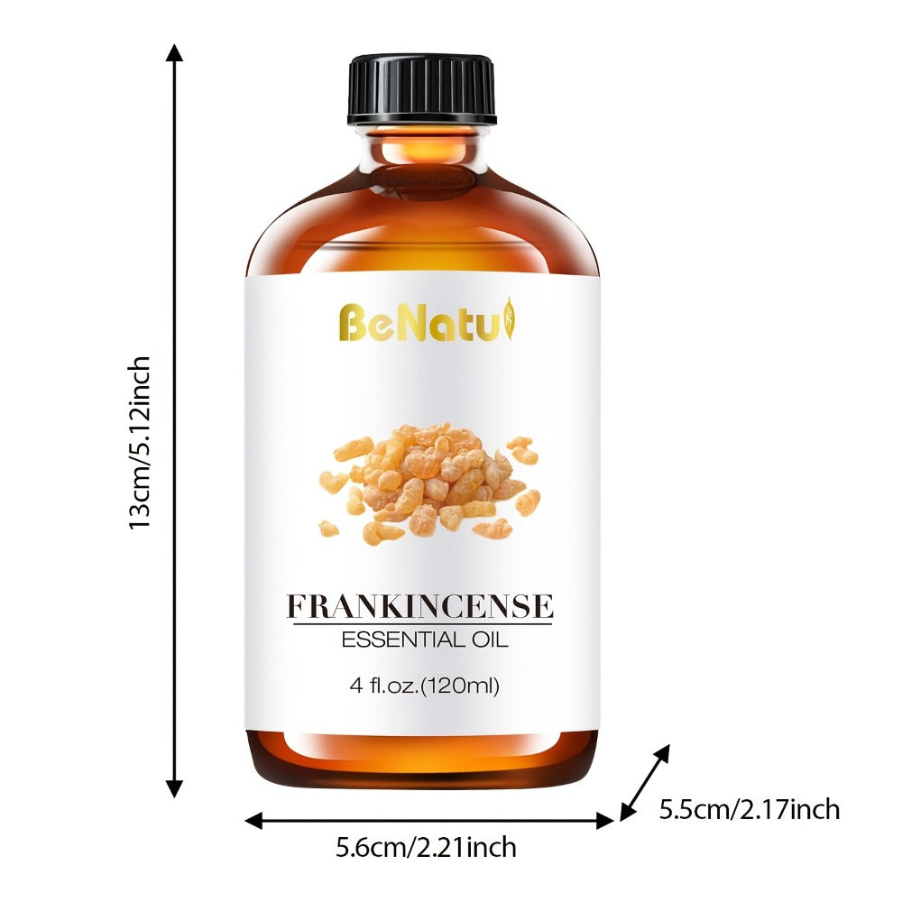 Essential Oil for Diffuser & Humidifier – Frankincense, Argan & Jojoba Oil, Long-Lasting Woody Warm Resin Aroma for Home, Hotel & Room Decor, Candle Making & Aromatherapy, 4.06oz Natural Formula