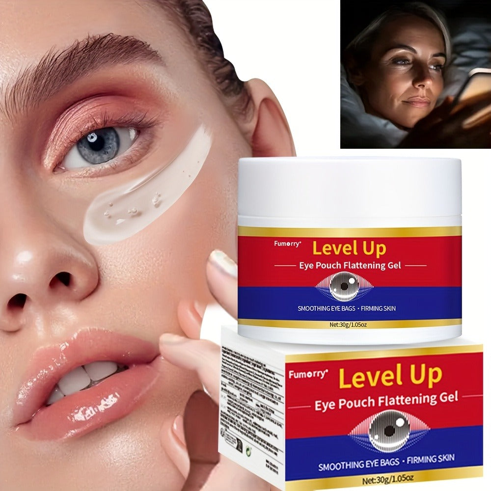 Caffeine Eye Gel 30g – Firming Under Eye Cream Reduces Puffiness Dark Circles Eye Bags Fine Lines Crow's Feet Smoothing Moisturizing Hypoallergenic All Skin Types Anti-Aging Eye Care 1.05oz