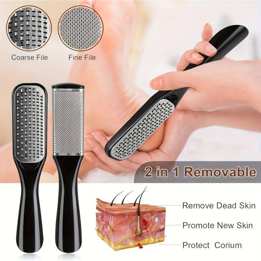 Pedicure Tool Set Stainless Steel Professional Foot Care Kit Dead Skin Callus Remover Nail Cuticle Tools for Women Men 10-Piece & 23-Piece Options Home Salon Travel