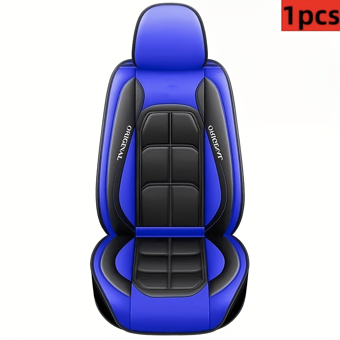 Premium Faux Leather Seat Covers Designed for Sedans, Suvs, And Trucks, Featuring Separate Designs for Driver And Passenger Seats, Complete with Full-Coverage for Sporty Car Interiors