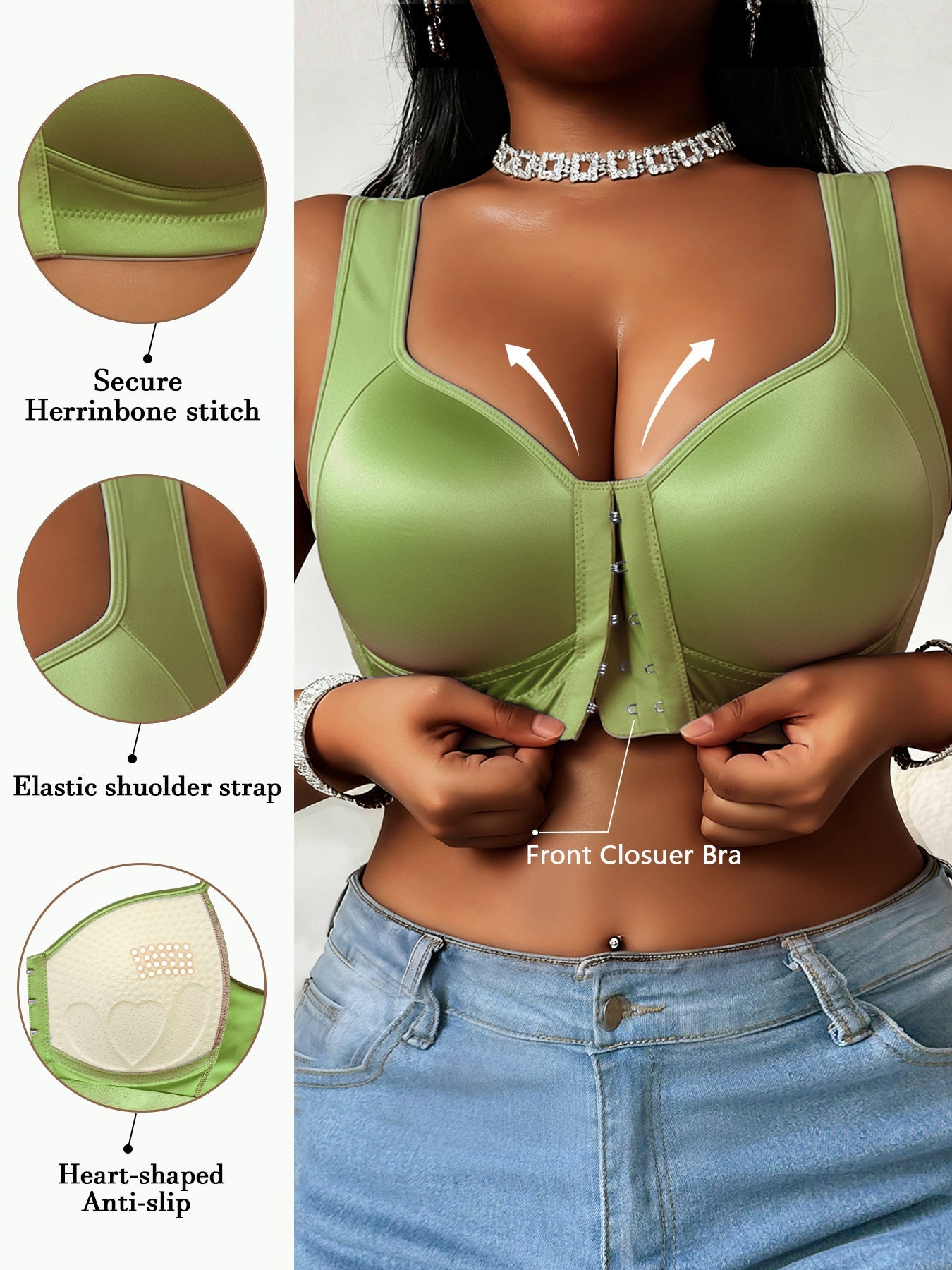 Women's Black Bra - product view 31