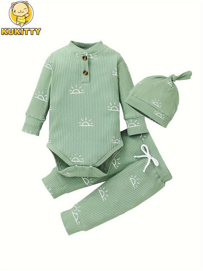 Baby Boys Outfit Set - Long Sleeve