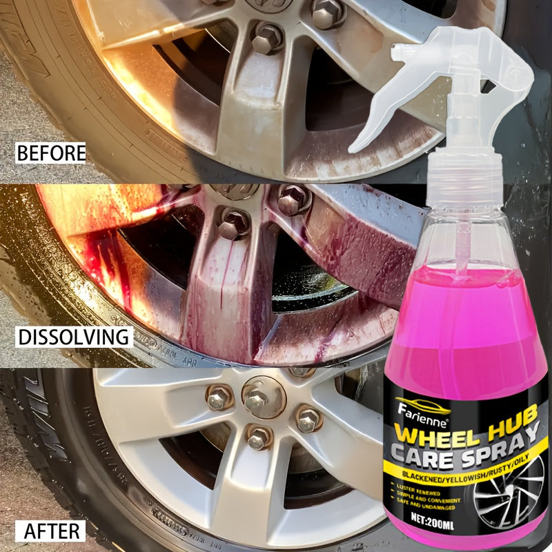 Multi-Purpose Wheel & Iron Remover-Brake Dust Cleaner With Easy Trigger Spray-Restores Shine & Prevents Corrosion On All Vehicle Wheels