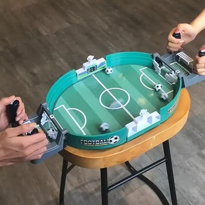 Table Football Game for Kids & Adults – 2-Player Tabletop Soccer Duel Board Game, Family Fun Indoor Game Night Gift for Boys Girls Teens, Desktop Foosball Game with Balls