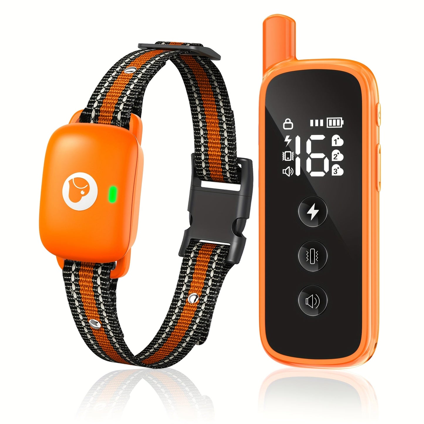 Dog Training Collar with Remote – Rechargeable E-Collar with 2600Ft Range, Beep, Vibration & Shock Modes, Security Lock | 1, 2 or 3 Dog Sets