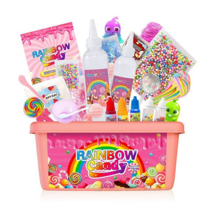 Novelty Slime Toy Ice Cream & Lollipop Set for Kids – Cute Food Shaped Squishy Slime, Fun Party Favors for Christmas Halloween Easter, Sensory Play Gift for Girls & Boys Ages 3+