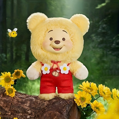 Winnie the Pooh Plush Toy MINISO Disney Candy Series — Licensed Soft Stuffed Animal 1pc Random Style, Kawaii Collectible Gift for Kids Girls Teens Birthday Christmas Halloween