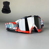 Graffiti Red White Silvery Piece And Headscarf