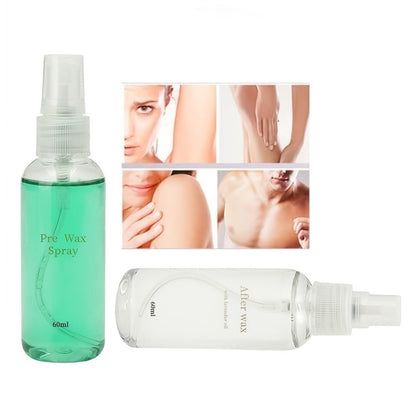 Pre & Post Wax Oil Spray for Hair Removal — Moisturizing Waxing Treatment for Legs Underarms Face & Bikini Line, Soothing Aftercare Formula Removes Residue & Calms Skin for Women & Men