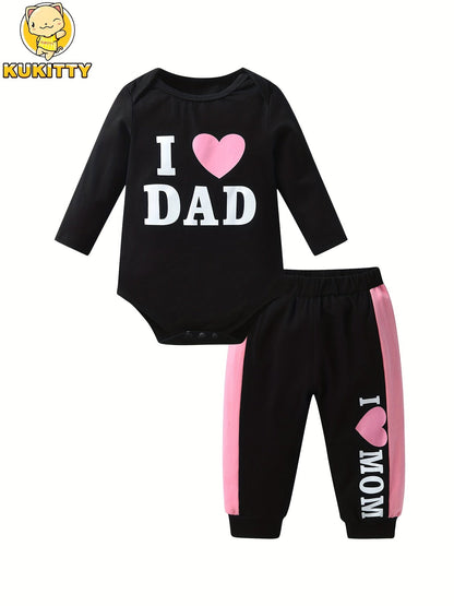 Baby Girl Casual Outfit Set - Everyday 9109