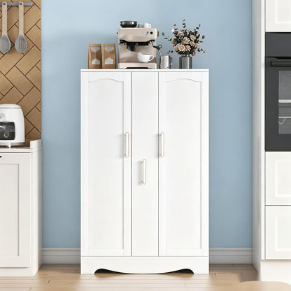 47-Inch Kitchen Pantry Cabinet with Storage Drawers for Organized Everyday Storage detail image - detail view 10
