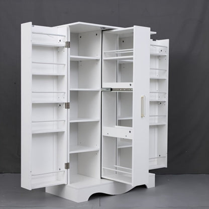 47-Inch Kitchen Pantry Cabinet with Storage Drawers for Organized Everyday Storage detail image - detail view 18