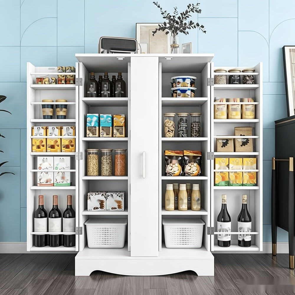 47-Inch Kitchen Pantry Cabinet with Storage Drawers for Organized Everyday Storage detail image