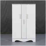 White Cabinet Center Drawer