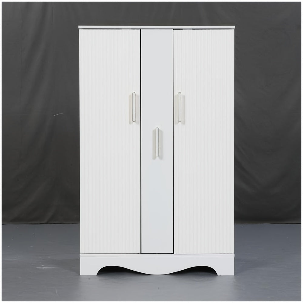 Kitchen Pantry Cabinet shown in the White Cabinet Center Drawer option