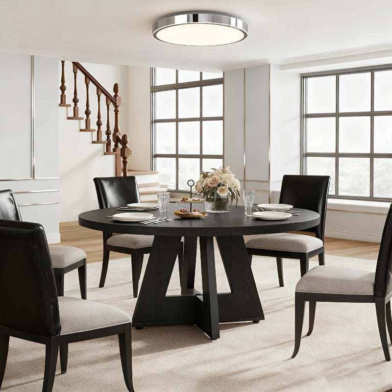Dining Table shown in the Black, Modern option