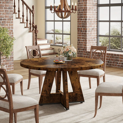 Dining Table shown in the Dark Brown-1, Modern option