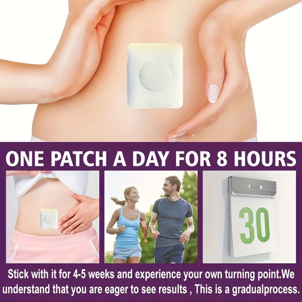 Belly Button Firming Patches 60 Pcs - Bee Venom Natural Botanical Navel Patches with Long-Lasting Adhesion, Body Toning & Wellness Patches for All Skin Types, Daily Body Care