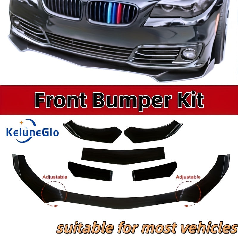 Tail Wing Exterior Body Kit|Rear Wing Kit|Universal Front Bumper Lip Kit|Rear Diffuser|Sedan Rear Trunk Lid Wing|Car Spoilers|Car Modification Tail Decoration|ABS| Universal|Providing Excellent Aerodynamics|Car Accessories|Thicker Version